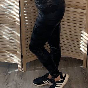 Black Camo Athletic Leggings